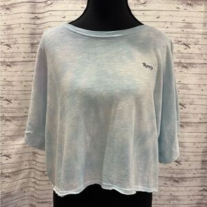 Roxy Sky Blue Short Sleeve Tee